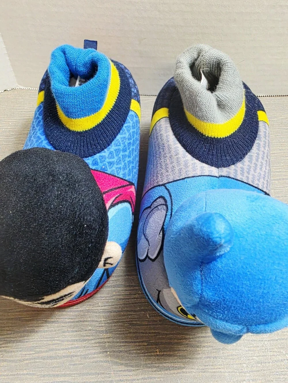 DC Comics Batman Superman Superhero Kid Boy Plush Slippers House Shoe Size 11-12